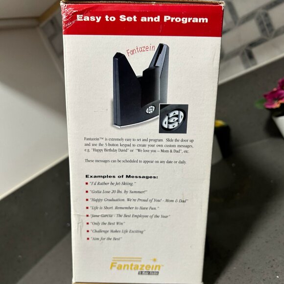 Floating Message Programmable Clock by Fantazein - EUC - Picture 10 of 13